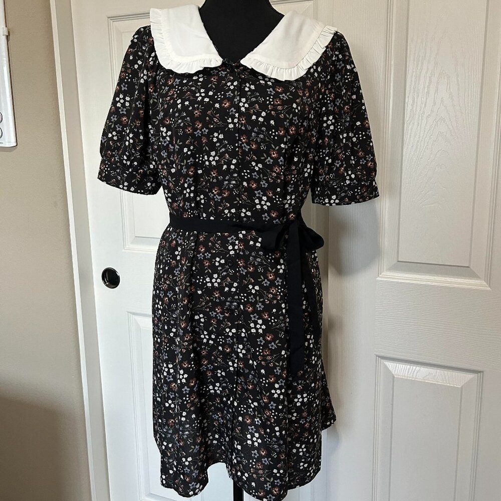 Allegra K Goth flower Dress